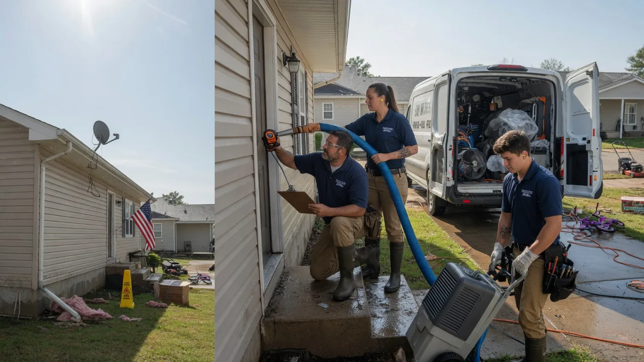 Ceiling Water Damage Restoration in Enid, OK near me